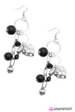 Paparazzi "Missing You" Black Earrings Paparazzi Jewelry