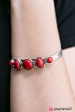 Paparazzi "Mississippi Cruise - Red" bracelet Paparazzi Jewelry