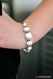 Paparazzi "Mississippi Cruise - White" bracelet Paparazzi Jewelry