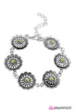 Paparazzi "Mississippi Girl - Green" bracelet Paparazzi Jewelry