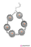 Paparazzi "Mississippi Girl - Orange" bracelet Paparazzi Jewelry