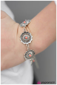 Paparazzi "Mississippi Girl - Orange" bracelet Paparazzi Jewelry