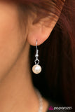 Paparazzi "Miss Magnificent" White Necklace & Earring Set Paparazzi Jewelry