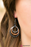 Paparazzi "Miss Movin On" Black Earrings Paparazzi Jewelry