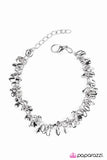 Paparazzi "Miss Priss - Silver" bracelet Paparazzi Jewelry