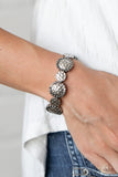 Paparazzi "Mixed Up Metro" Silver Bracelet Paparazzi Jewelry