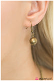 Paparazzi "Mixed Tape - Brass " necklace Paparazzi Jewelry