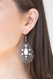 Paparazzi "Modern Garden" White Earrings Paparazzi Jewelry