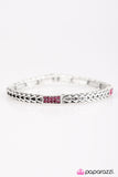 Paparazzi "Modernly Moto" Pink Bracelet Paparazzi Jewelry