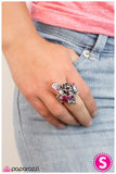 Paparazzi "Modern Mariposa" Pink Ring Paparazzi Jewelry