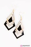 Paparazzi "Modern Mosaic" Gold Earrings Paparazzi Jewelry
