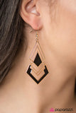 Paparazzi "Modern Mosaic" Gold Earrings Paparazzi Jewelry