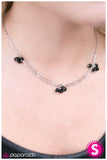 Paparazzi "Modest Intentions" Black Necklace & Earring Set Paparazzi Jewelry