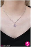 Paparazzi "Modest Of Them All" Purple Necklace & Earring Set Paparazzi Jewelry