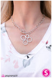 Paparazzi "Mod Squad - Silver" necklace Paparazzi Jewelry