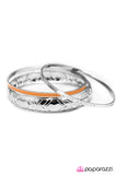 Paparazzi "Mojave Dunes - Orange" bracelet Paparazzi Jewelry