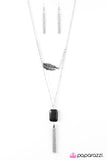 Paparazzi "Mojave Mesas - Black" necklace Paparazzi Jewelry