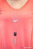Paparazzi "Mojave Mesas - Black" necklace Paparazzi Jewelry
