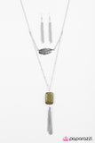 Paparazzi "Mojave Mesas - Green" necklace Paparazzi Jewelry