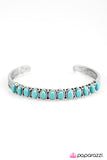 Paparazzi "Mojave Rainbow - Blue" bracelet Paparazzi Jewelry