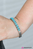 Paparazzi "Mojave Rainbow - Blue" bracelet Paparazzi Jewelry