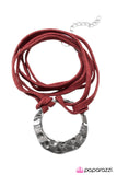 Paparazzi "Mojave Sun - Red" bracelet Paparazzi Jewelry