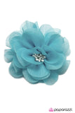 Paparazzi "Moment of Truth" Blue Hair Clip Paparazzi Jewelry