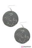 Paparazzi "Money Doesnt Grow On Trees" Silver Earrings Paparazzi Jewelry