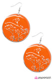 Paparazzi "Money Doesnt Grow On Trees" Orange Earrings Paparazzi Jewelry