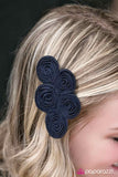 Paparazzi "Money Talks" Blue Hair Clip Paparazzi Jewelry