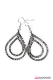 Paparazzi "Monsoon Sparkle" Silver Earrings Paparazzi Jewelry