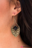 Paparazzi "Montana Hills - Black" earring Paparazzi Jewelry