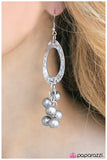 Paparazzi "Monte Carlo - Silver" earring Paparazzi Jewelry