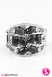 Paparazzi "Moonbeam Light - Black" ring Paparazzi Jewelry
