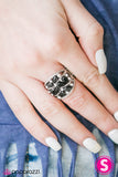 Paparazzi "Moonbeam Light - Black" ring Paparazzi Jewelry