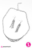 Paparazzi "Moon Child - Silver" necklace Paparazzi Jewelry