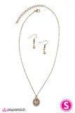 Paparazzi "Moon Garden - Brass" necklace Paparazzi Jewelry