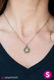 Paparazzi "Moon Garden - Brass" necklace Paparazzi Jewelry