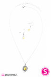 Paparazzi "Moon Garden - Yellow" necklace Paparazzi Jewelry