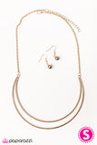 Paparazzi "Moon Goddess - Gold" necklace Paparazzi Jewelry