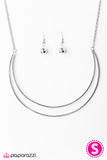 Paparazzi "Moon Goddess - Silver" necklace Paparazzi Jewelry