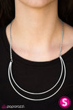 Paparazzi "Moon Goddess - Silver" necklace Paparazzi Jewelry