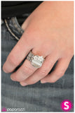 Paparazzi "Mooning Over You - White" ring Paparazzi Jewelry