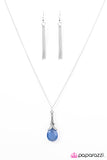 Paparazzi "Moonlight Music - Blue" necklace Paparazzi Jewelry