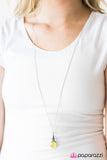 Paparazzi "Moonlight Music - Yellow" necklace Paparazzi Jewelry