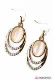 Paparazzi "Moonlight Over Paris" Gold Earrings Paparazzi Jewelry