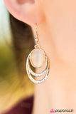 Paparazzi "Moonlight Over Paris" Gold Earrings Paparazzi Jewelry