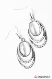 Paparazzi "Moonlight Over Paris" White Earrings Paparazzi Jewelry