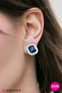 Paparazzi "Moonlight Social" Blue Earrings Paparazzi Jewelry