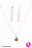 Paparazzi "Moonlight Sonata - Brown" necklace Paparazzi Jewelry